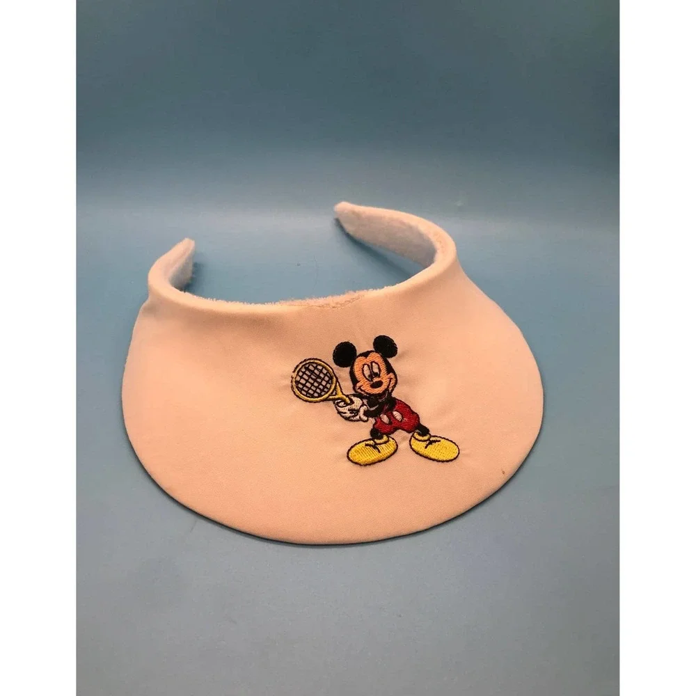 Mickey mouse playing tennis visor vintage